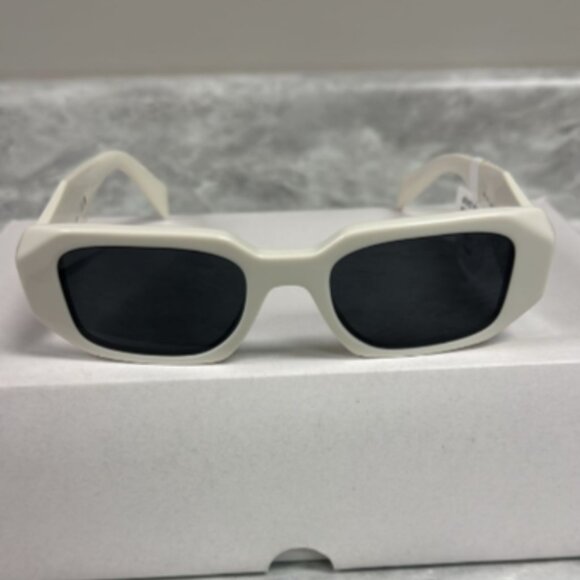 NEW | PRADA | 17WS | 17WS 1425S0 | 49 | TALC | GREY | NON POLARIZED - Picture 1 of 7